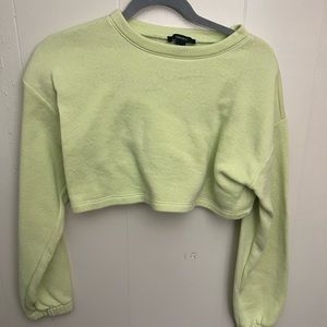 Neon Forever 21 cropped sweater